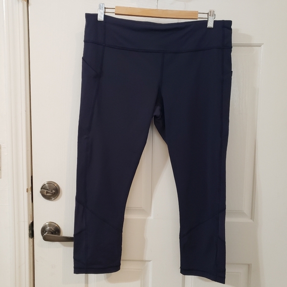 lululemon athletica Navy Blue Pants Size 12 - Picture 1 of 7